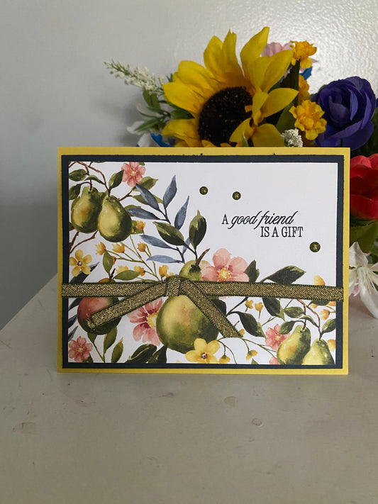 A Good Friend is a Gift Card | 4 x 6 | Blank Inside