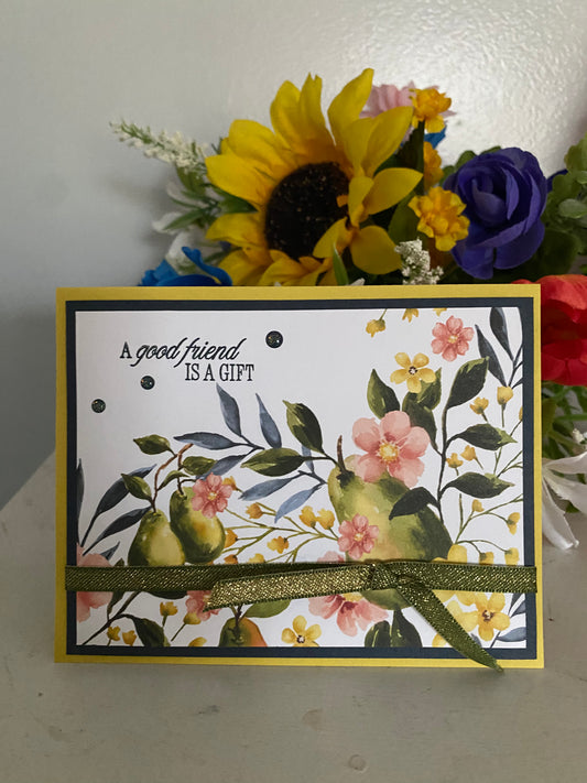 A Good Friend is a Gift Card | 4 x 6 | Blank Inside