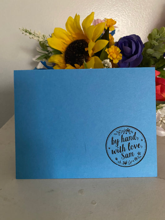 Happy Birthday Sunset Card | 4 x 6 | Blank Inside