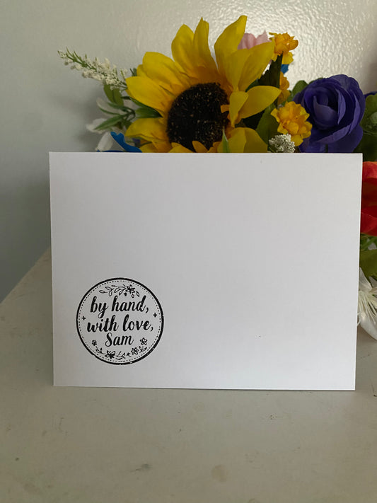Thank You So Very Much Floral Card | 4 x 6 | Blank Inside